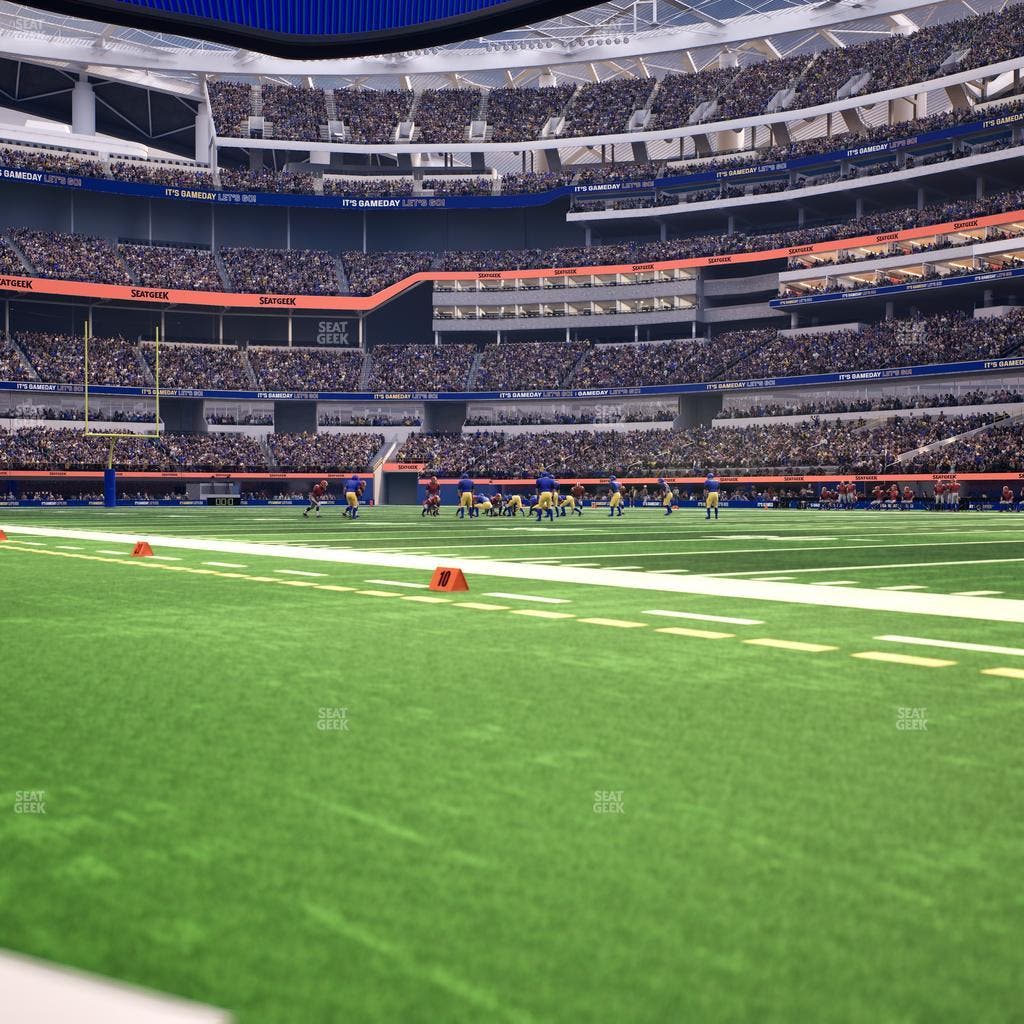SoFi Stadium - Section Level 1 West Suite 10 Seat View