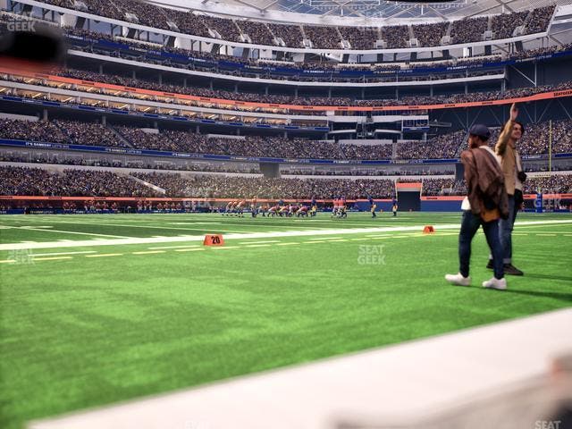 SoFi Stadium - Section Level 1 West Suite 3 Seat View