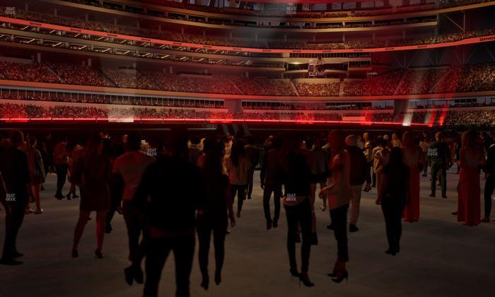 SoFi Stadium - Section Level 1 West Suite 3 Seat View