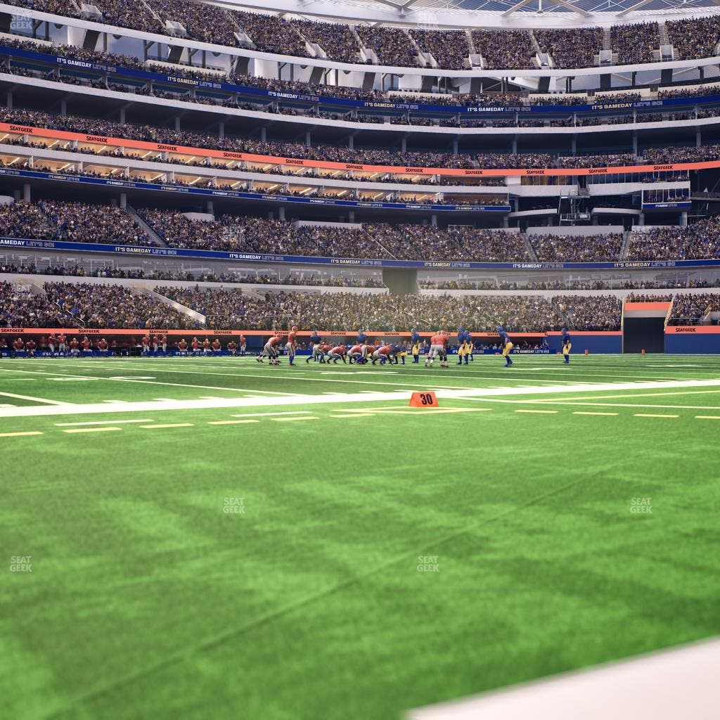 SoFi Stadium - Section Level 1 West Suite 4 Seat View