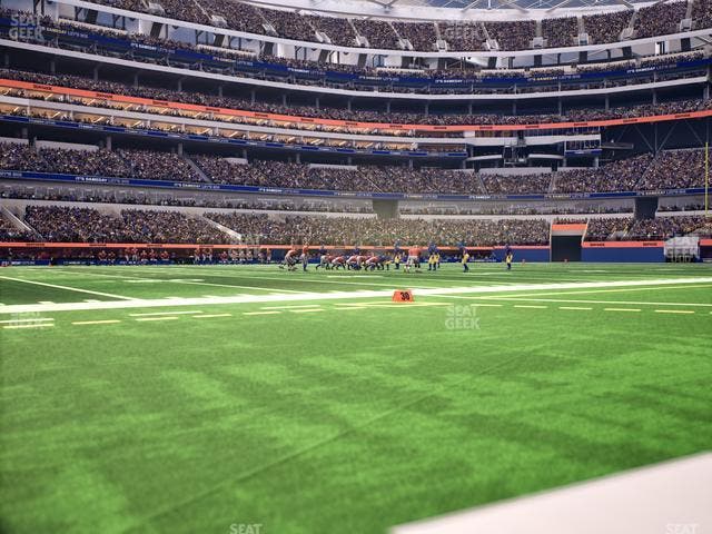 SoFi Stadium - Section Level 1 West Suite 4 Seat View
