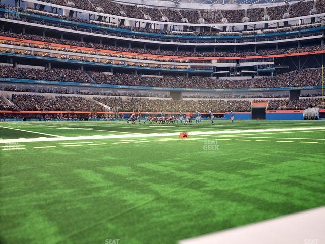 SoFi Stadium - Section Level 1 West Suite 4 Seat View