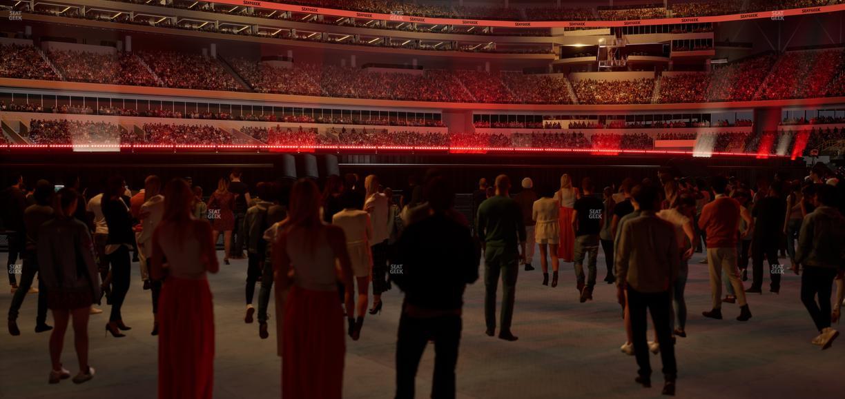 SoFi Stadium - Section Level 1 West Suite 4 Seat View