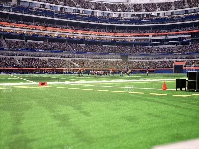 SoFi Stadium - Section Level 1 West Suite 5 Seat View