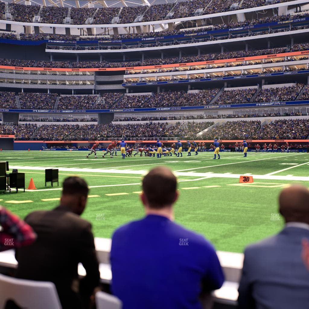 SoFi Stadium - Section Level 1 West Suite 6 Seat View