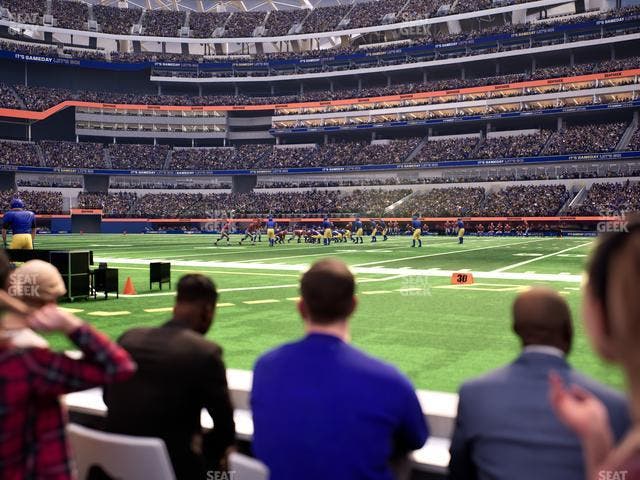 SoFi Stadium - Section Level 1 West Suite 6 Seat View
