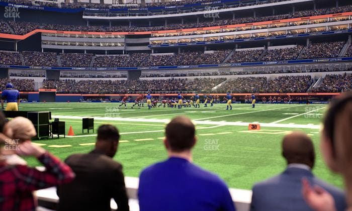 SoFi Stadium - Section Level 1 West Suite 6 Seat View