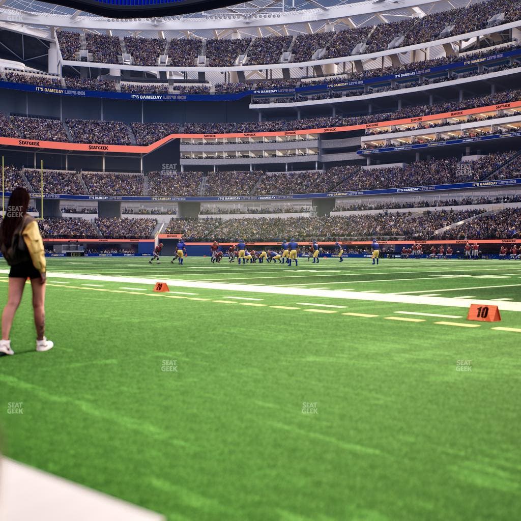 SoFi Stadium - Section Level 1 West Suite 9 Seat View