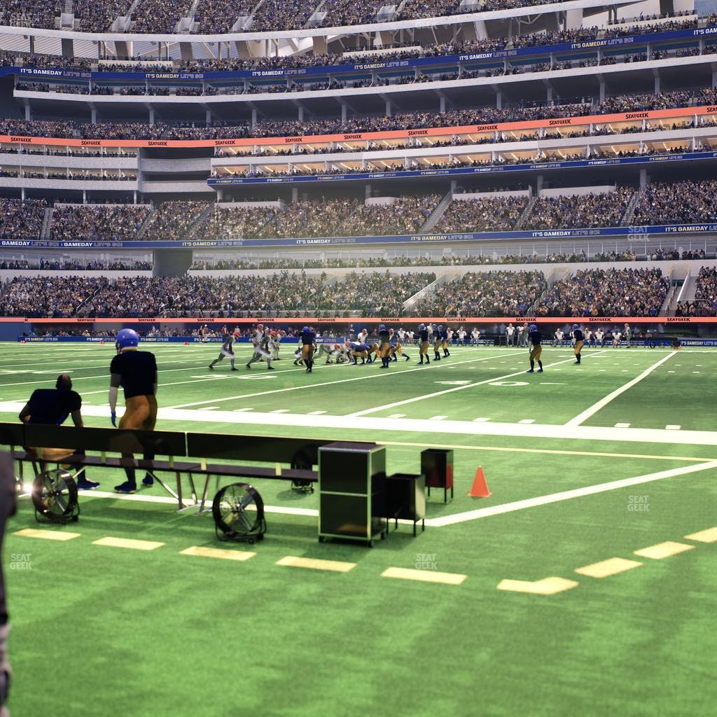 SoFi Stadium - Section Level 1 West Suite D Seat View
