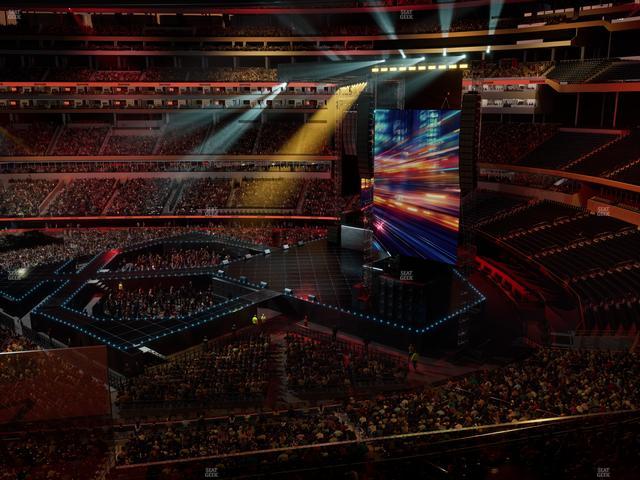 SoFi Stadium - Section Level 4 East Suite 17 Seat View