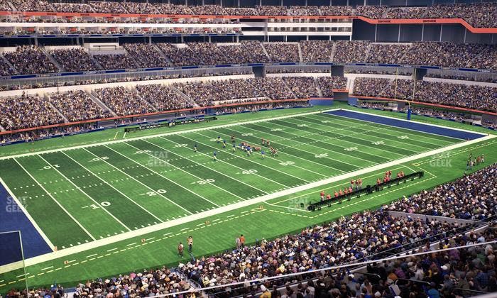 SoFi Stadium - Section Level 4 East Suite 2 Seat View