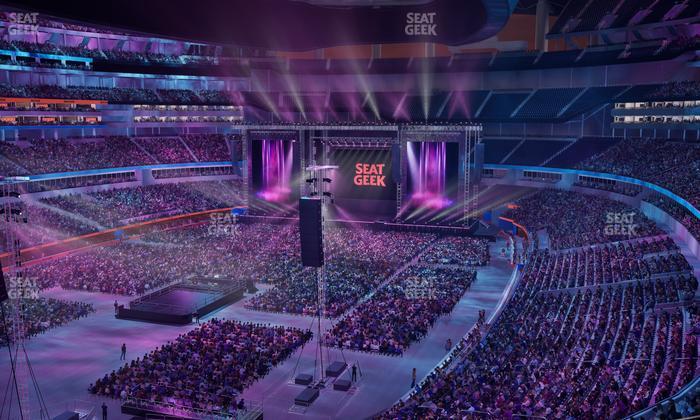 SoFi Stadium - Section Level 4 South East Suite 2 Seat View