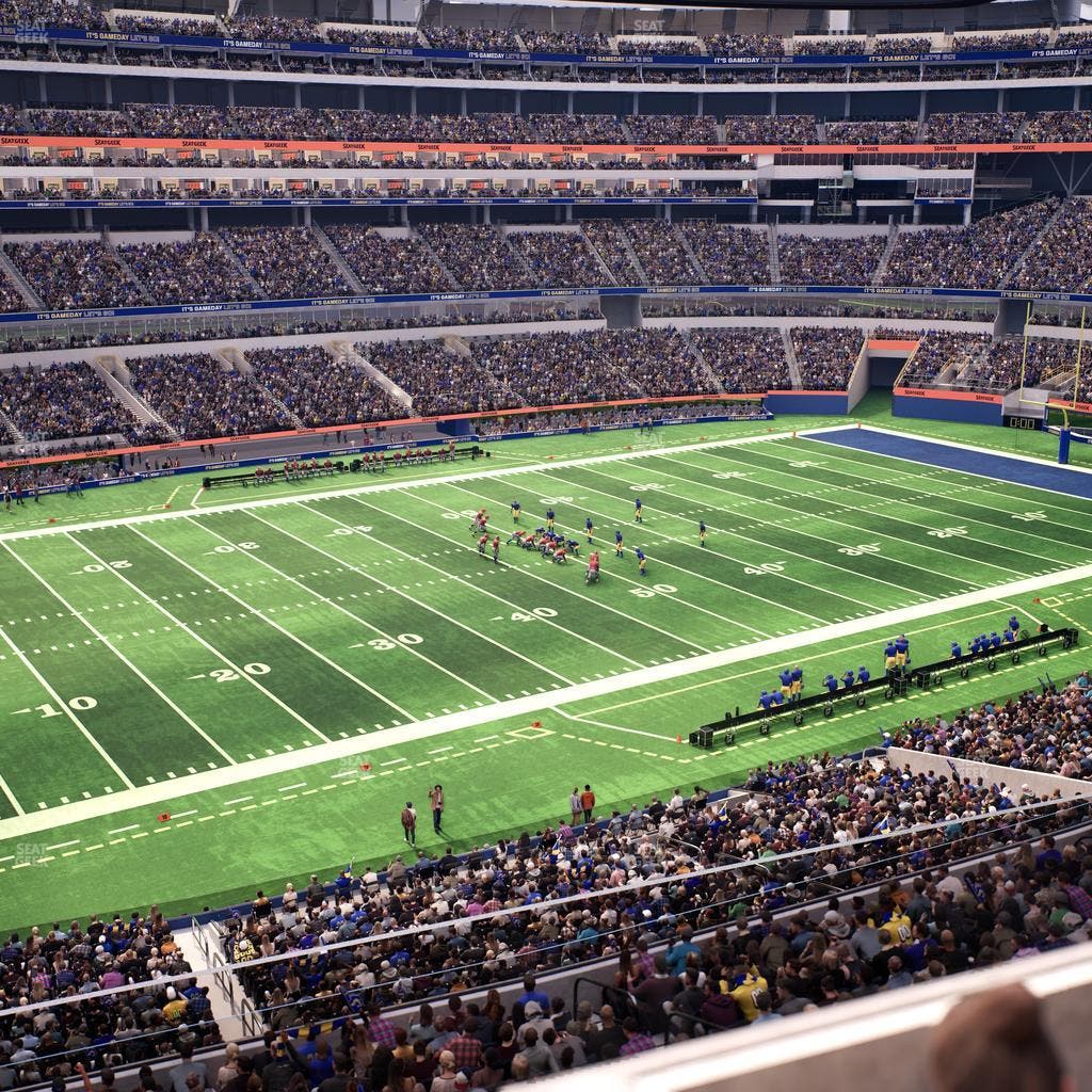 SoFi Stadium - Section Level 4 West Suite 1 Seat View