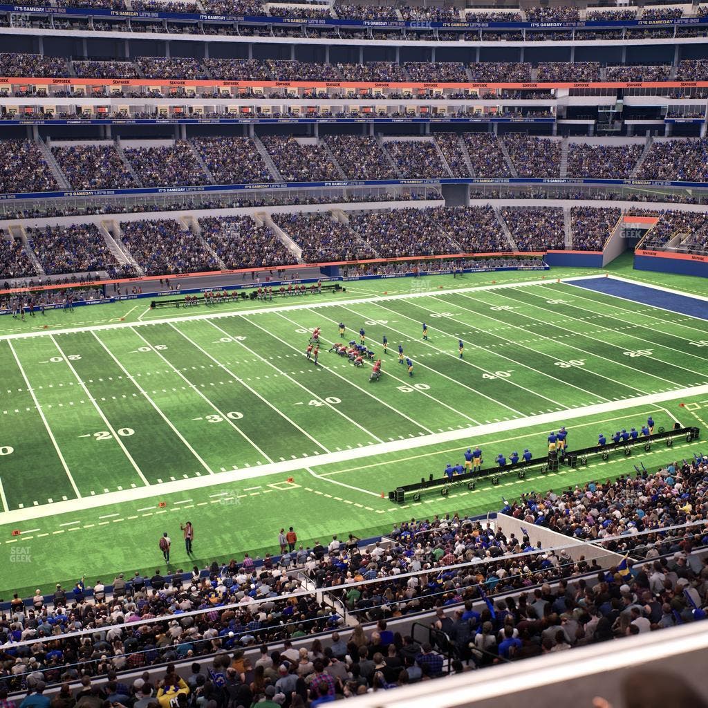 SoFi Stadium - Section Level 4 West Suite 3 Seat View