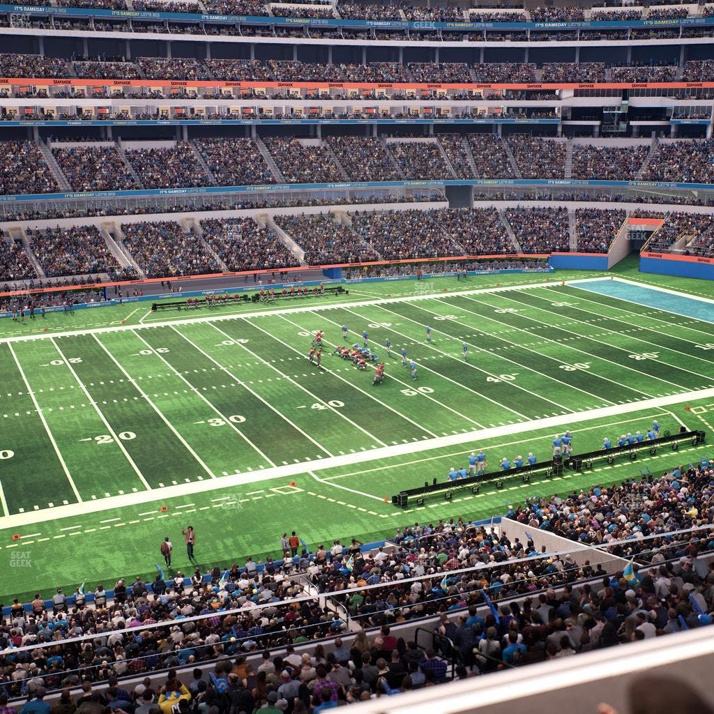 SoFi Stadium - Section Level 4 West Suite 3 Seat View