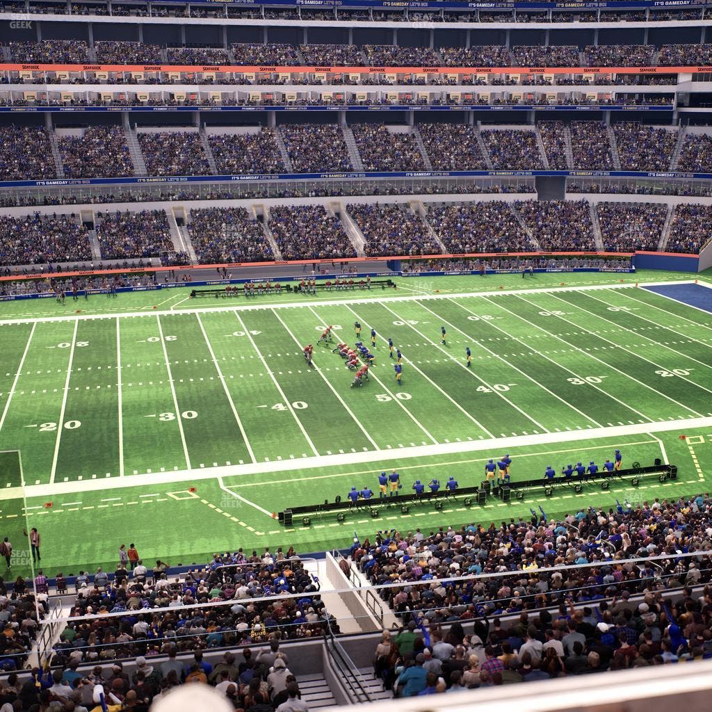 SoFi Stadium - Section Level 4 West Suite 6 Seat View