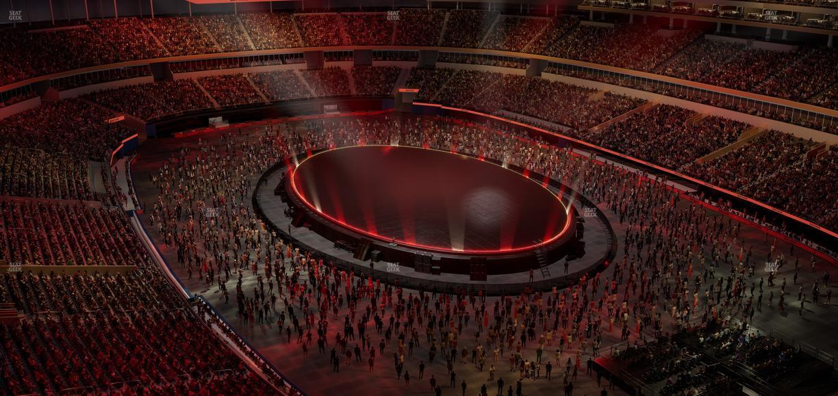 SoFi Stadium - Section Press Box Seat View