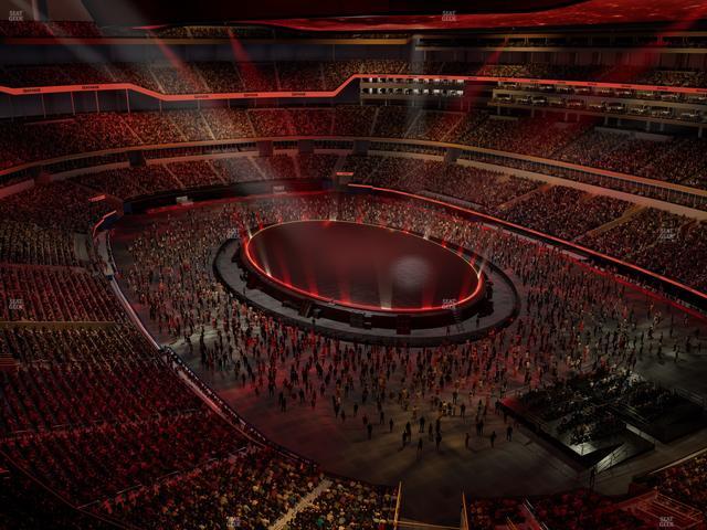 SoFi Stadium - Section Press Box Seat View