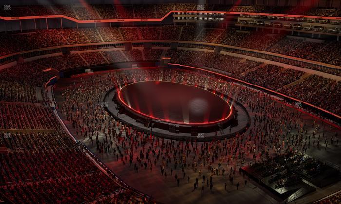 SoFi Stadium - Section Press Box Seat View