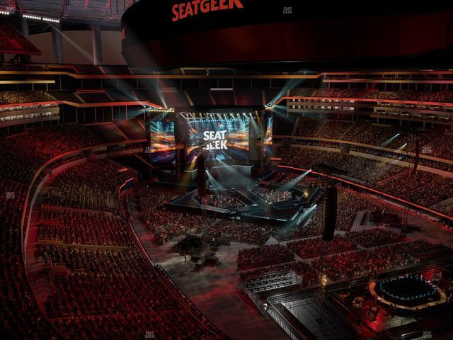 SoFi Stadium - Section Press Box Seat View