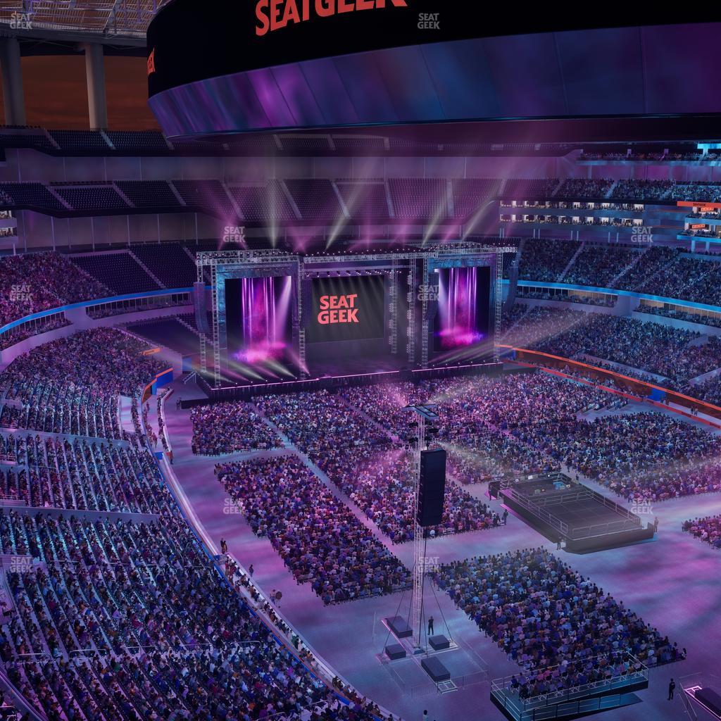 SoFi Stadium - Section Press Box Seat View