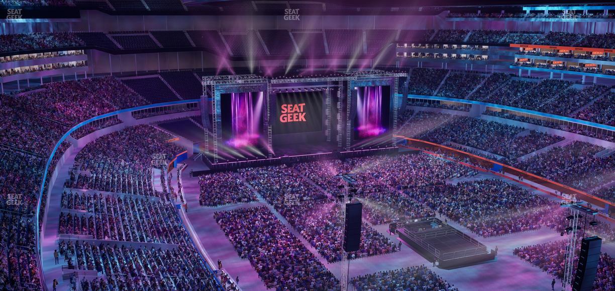 SoFi Stadium - Section Press Box Seat View