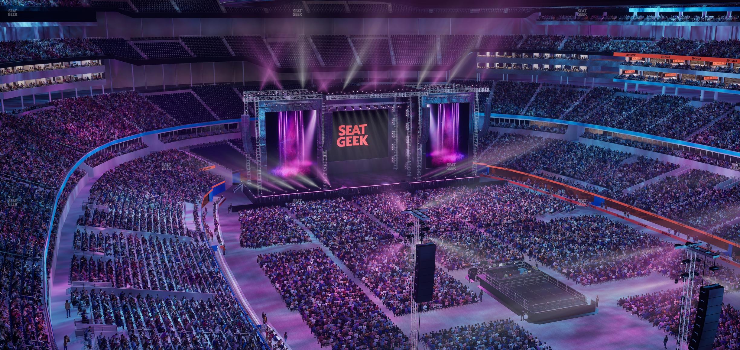 SoFi Stadium - Section Press Box Seat View