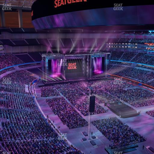 SoFi Stadium - Section Press Box Seat View