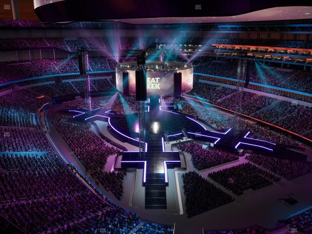 SoFi Stadium - Section Press Box Seat View