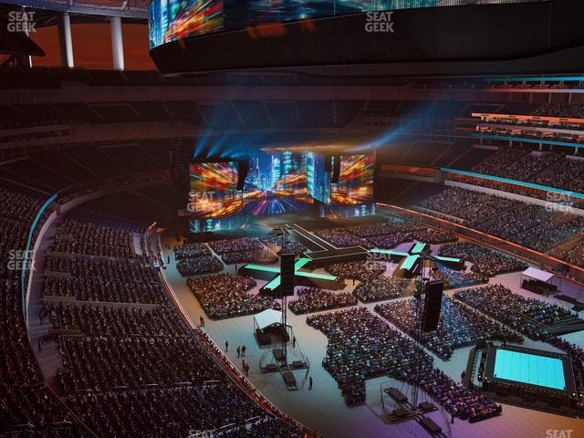 SoFi Stadium - Section Press Box Seat View
