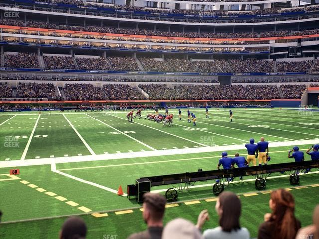 SoFi Stadium - Section Vip 110 Seat View