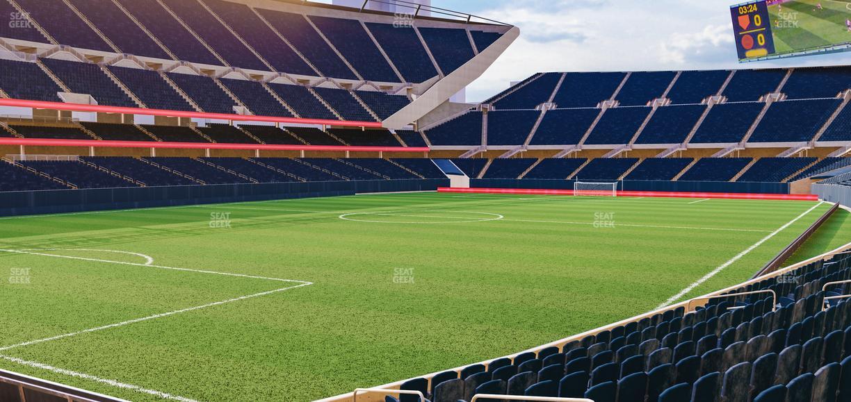 Soldier Field - Section 117 Seat View