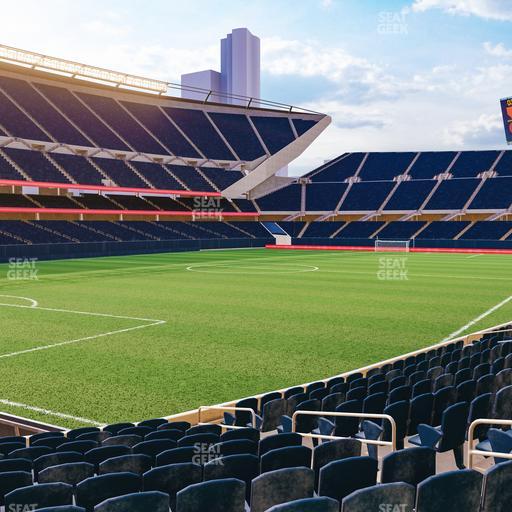 Soldier Field - Section 117 Seat View