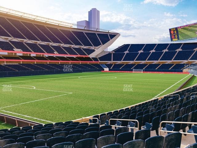 Soldier Field - Section 117 Seat View