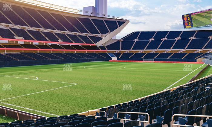Soldier Field - Section 117 Seat View