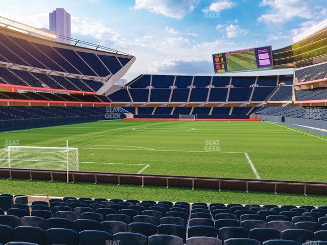 Soldier Field - Section 121 Ga Supporters Seat View Soldier Field - Section 121 Ga Supporters Seat View