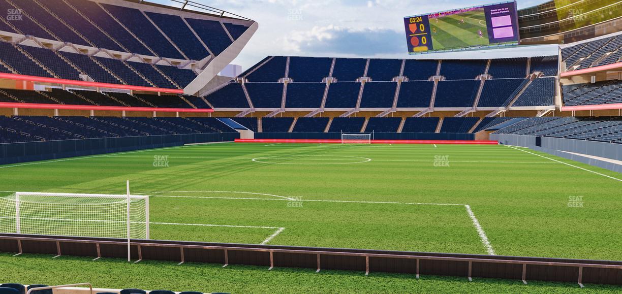 Soldier Field - Section 121 Seat View
