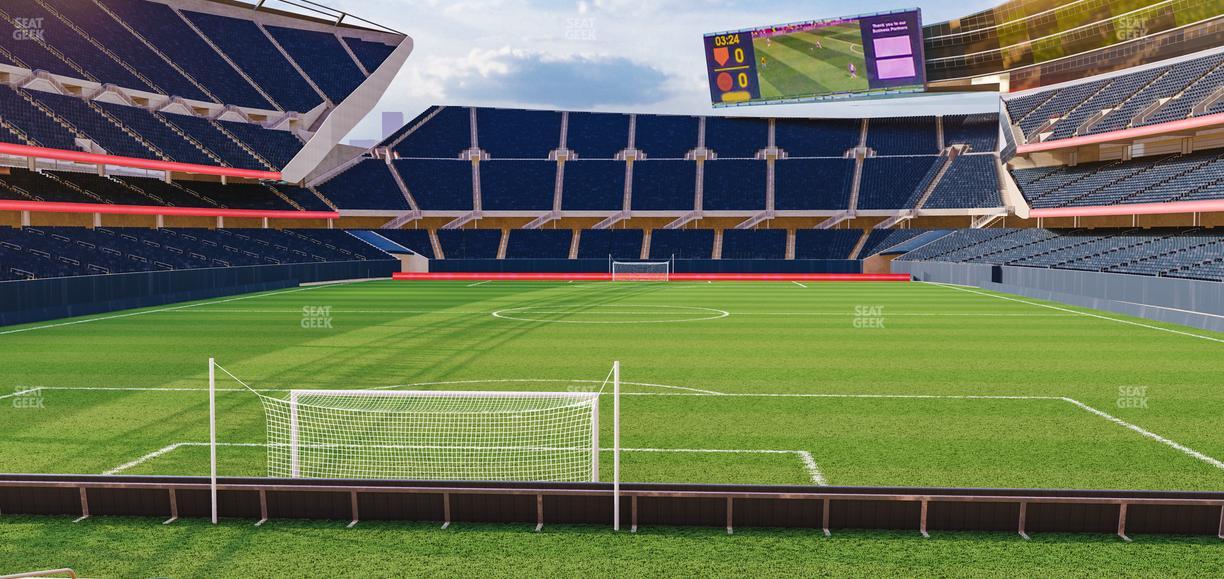 Soldier Field - Section 122 Ga Supporters Seat View