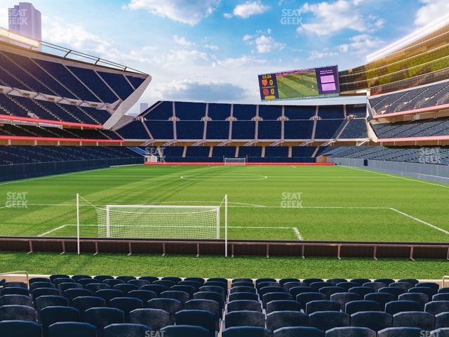 Soldier Field - Section 122 Ga Supporters Seat View Soldier Field - Section 122 Ga Supporters Seat View