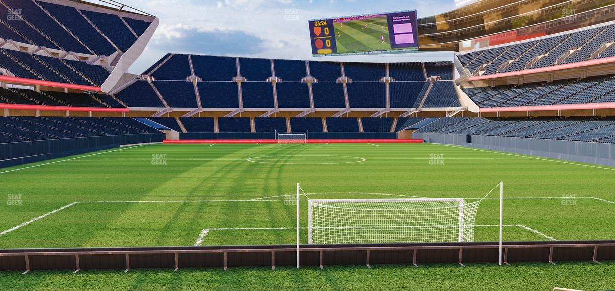 Soldier Field - Section 123 Ga Supporters Seat View