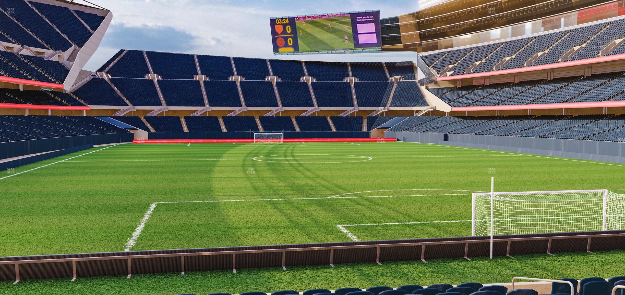 Soldier Field - Section 124 Ga Supporters Seat View