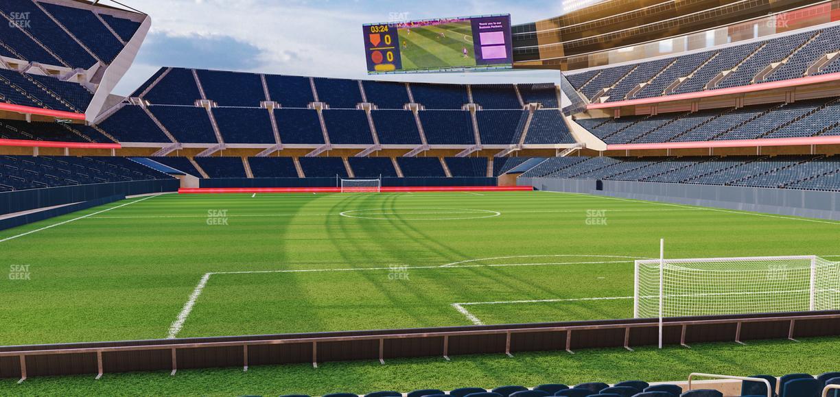 Soldier Field - Section 124 Seat View