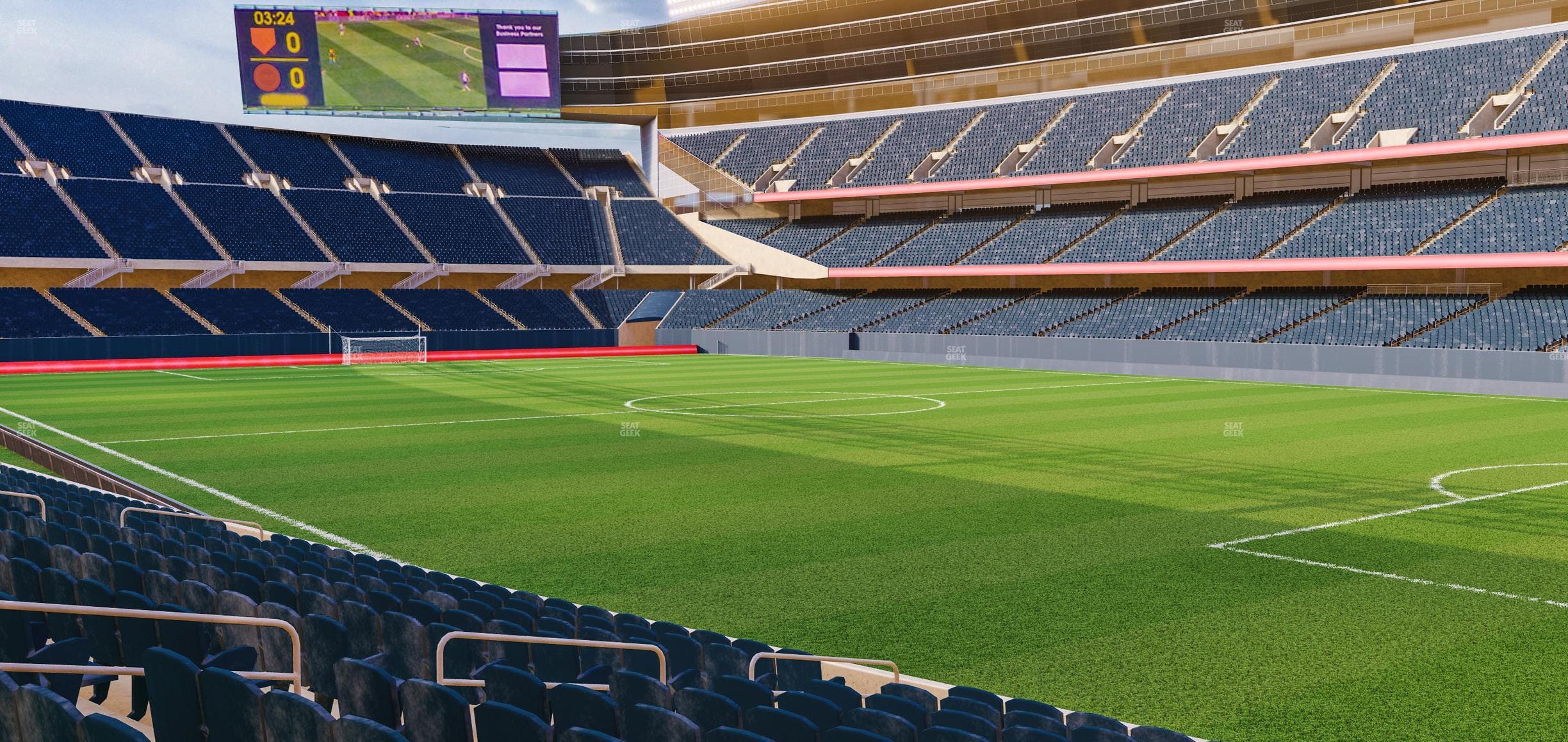 Soldier Field - Section 130 Seat View