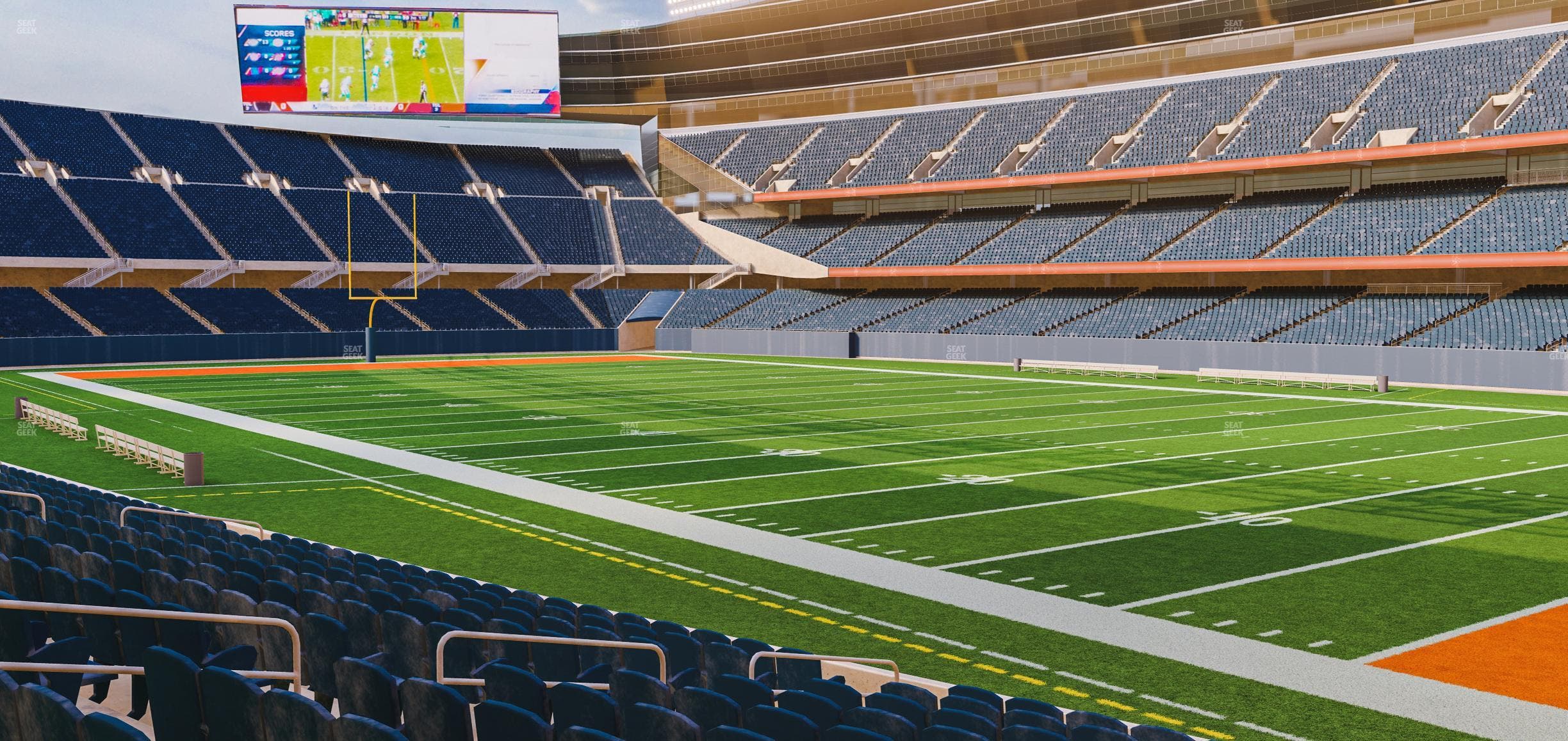 Soldier Field - Section 130 Seat View