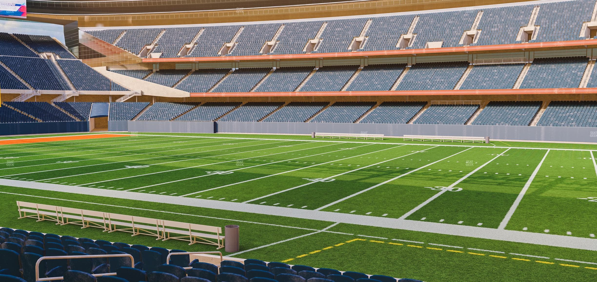 Soldier Field - Section 133 Seat View