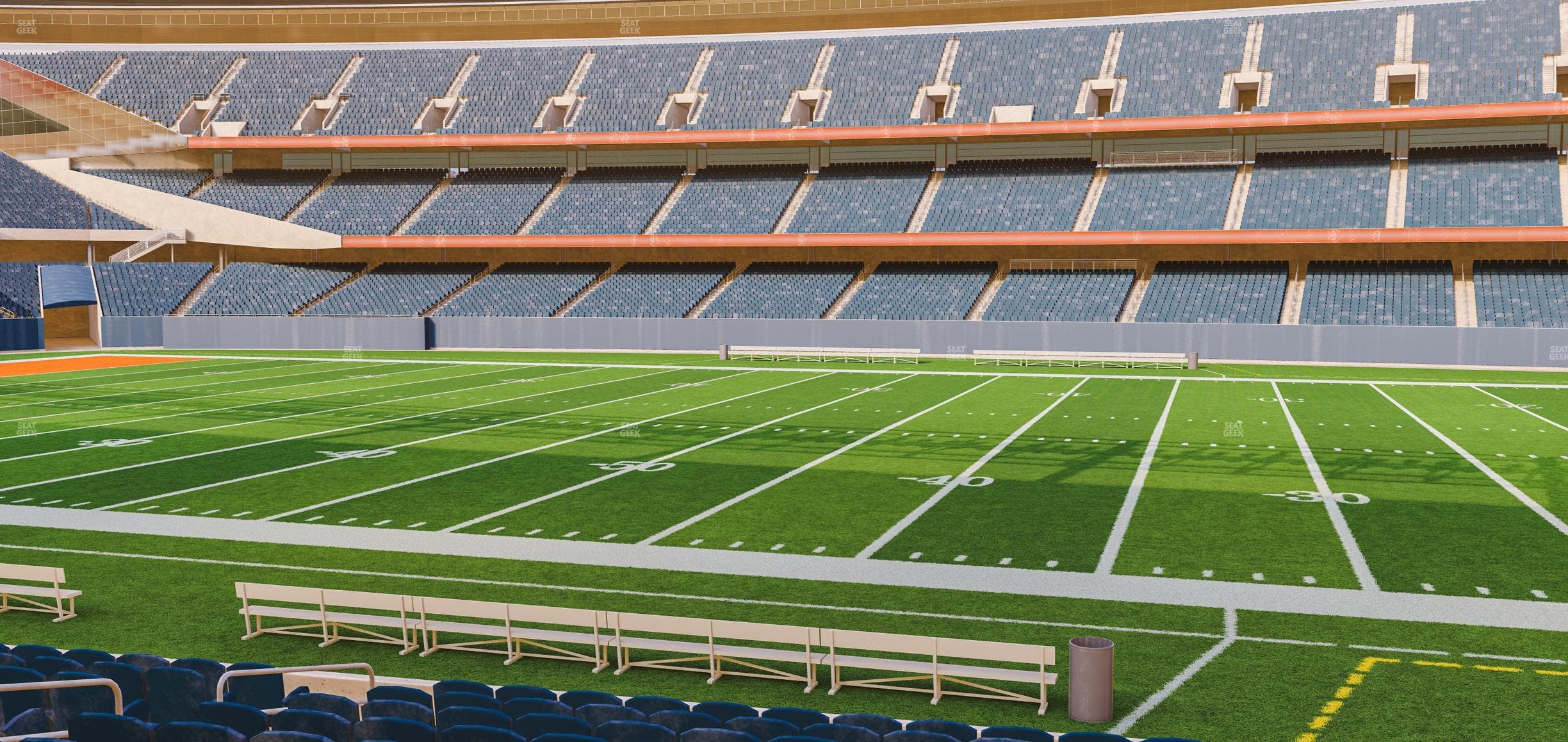 Soldier Field - Section 134 Seat View