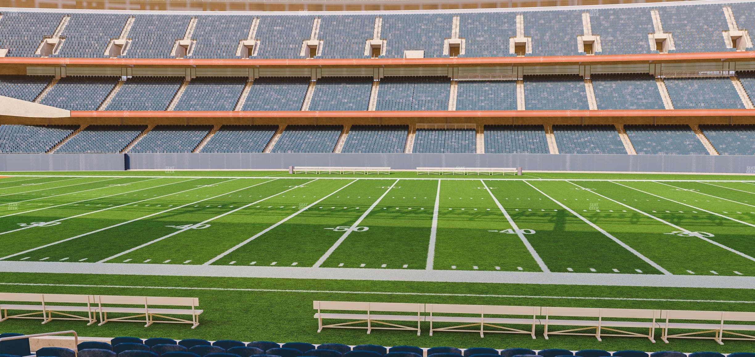 Soldier Field - Section 136 Seat View