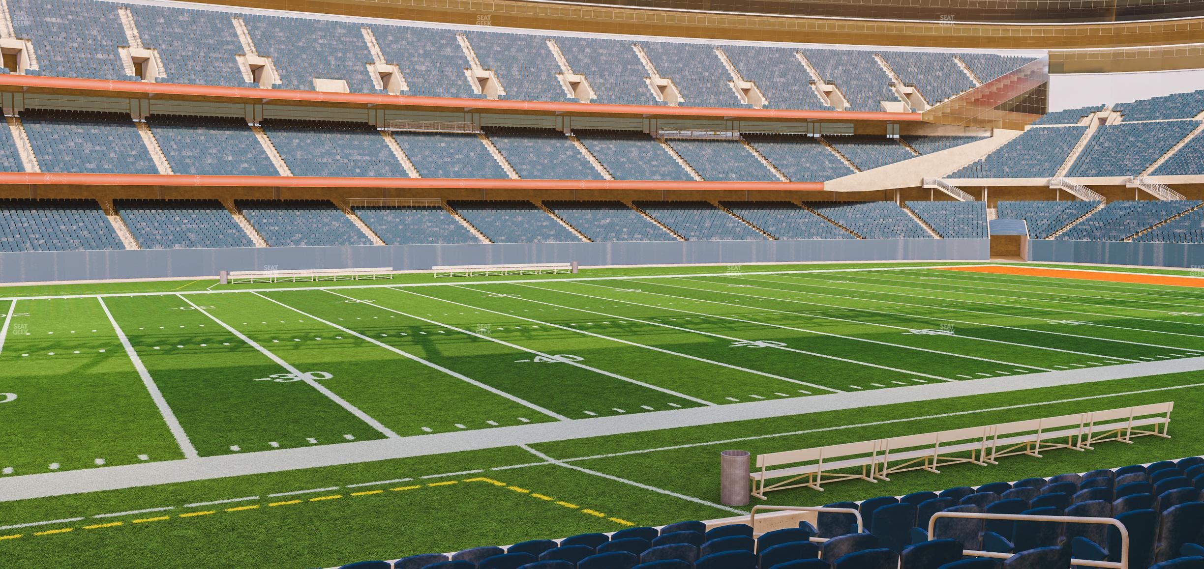 Soldier Field - Section 141 Seat View