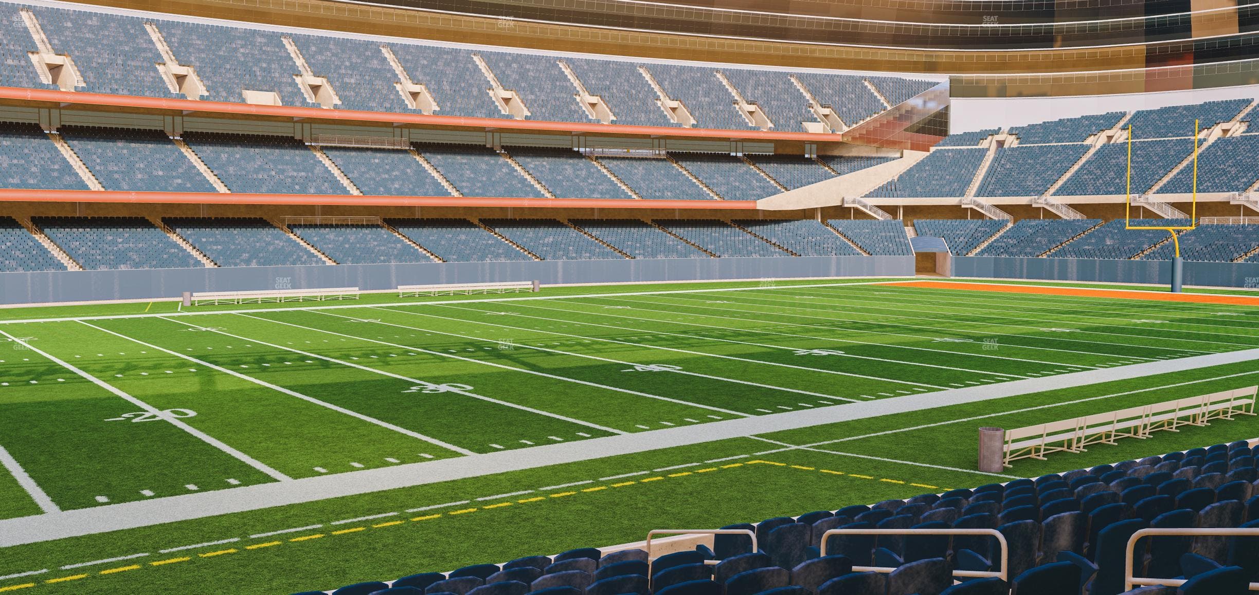 Soldier Field - Section 142 Seat View