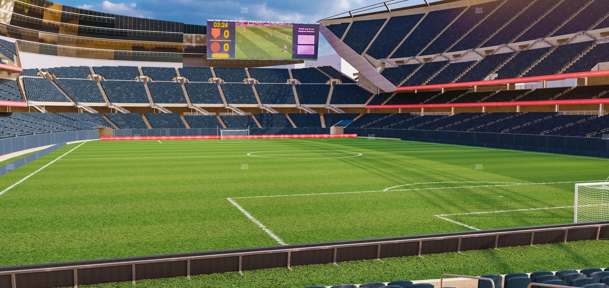 Soldier Field - Section 154 Seat View